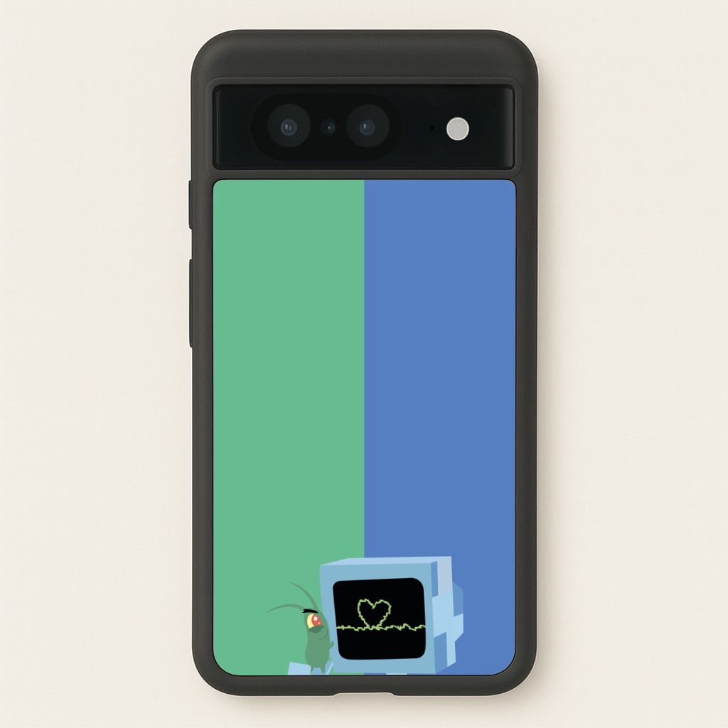 Plankton And Karen - Spongebob Phone Case for Google Pixel 8