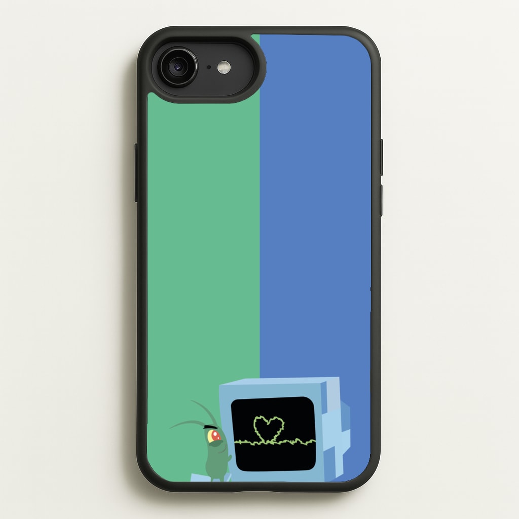 Plankton And Karen - Spongebob Phone Case for iPhone 6 Plus / 7 Plus / 8 Plus