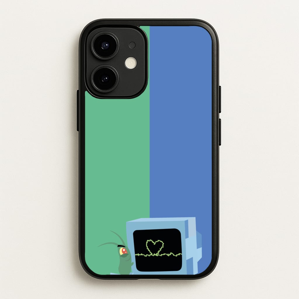 Plankton And Karen - Spongebob Phone Case for iPhone 12 / 12 Pro