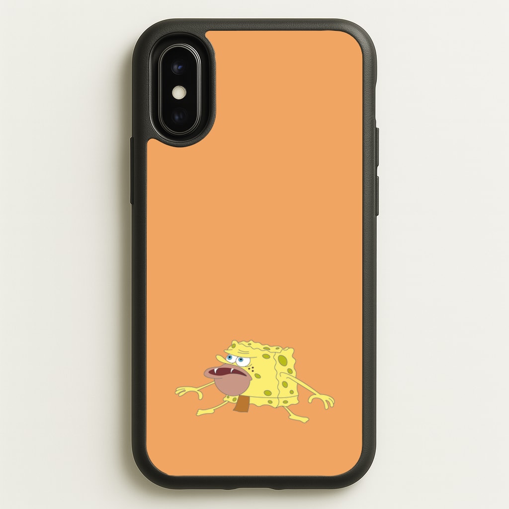 Caveman - Spongebob Phone Case for iPhone X / XS