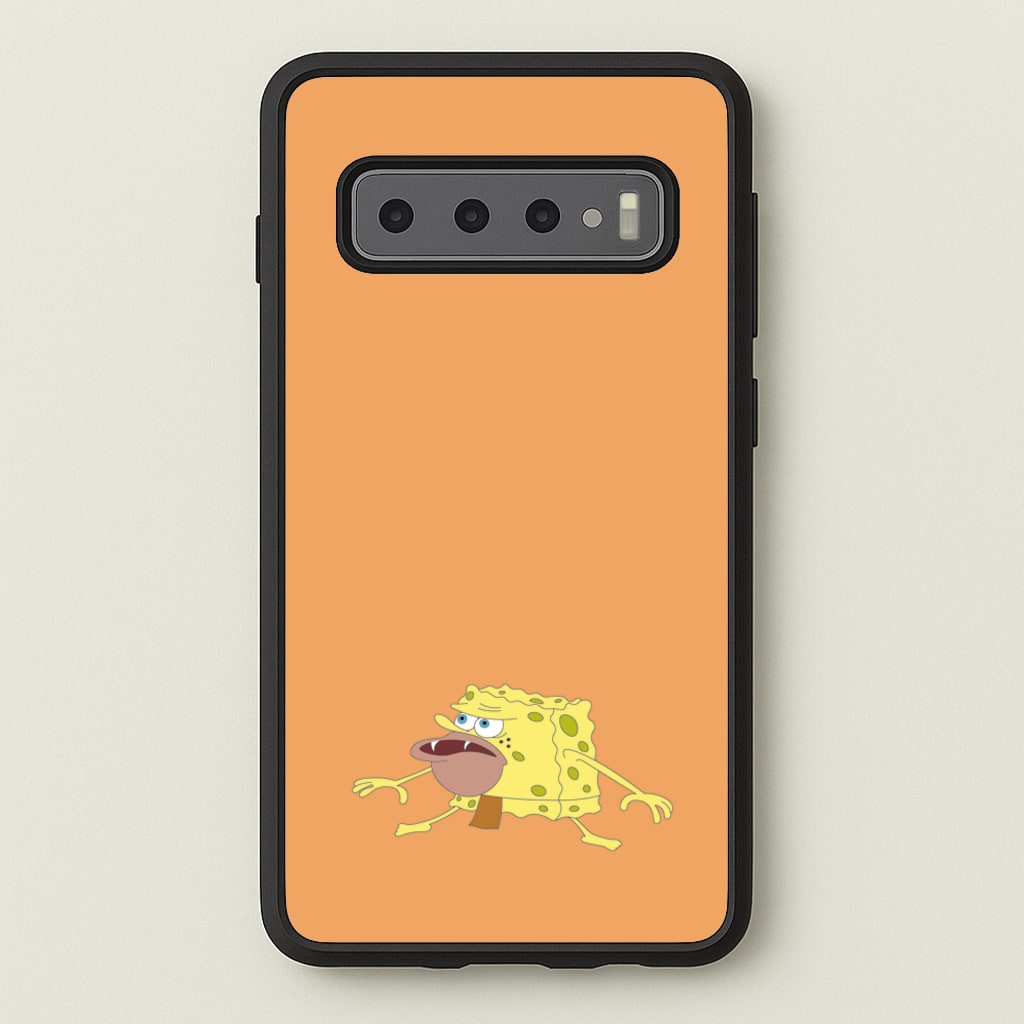 Caveman - Spongebob Phone Case for Galaxy S10 Plus