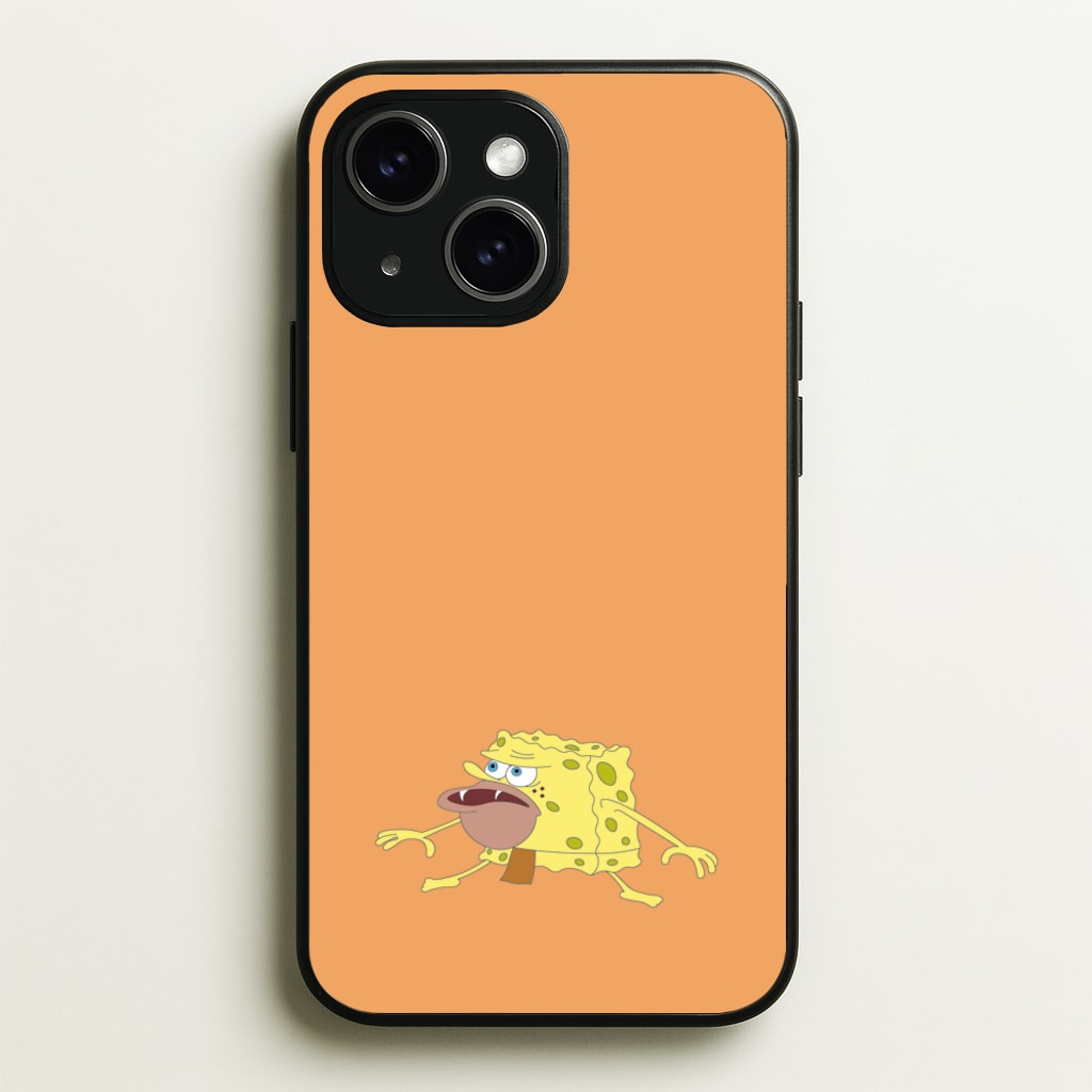 Caveman - Spongebob Phone Case for iPhone 15