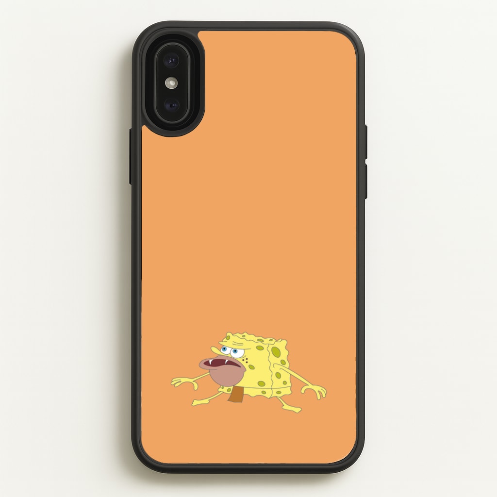 Caveman - Spongebob Phone Case for iPhone XS Max