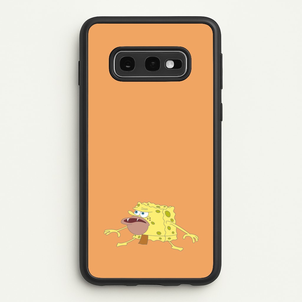 Caveman - Spongebob Phone Case for Galaxy S10e