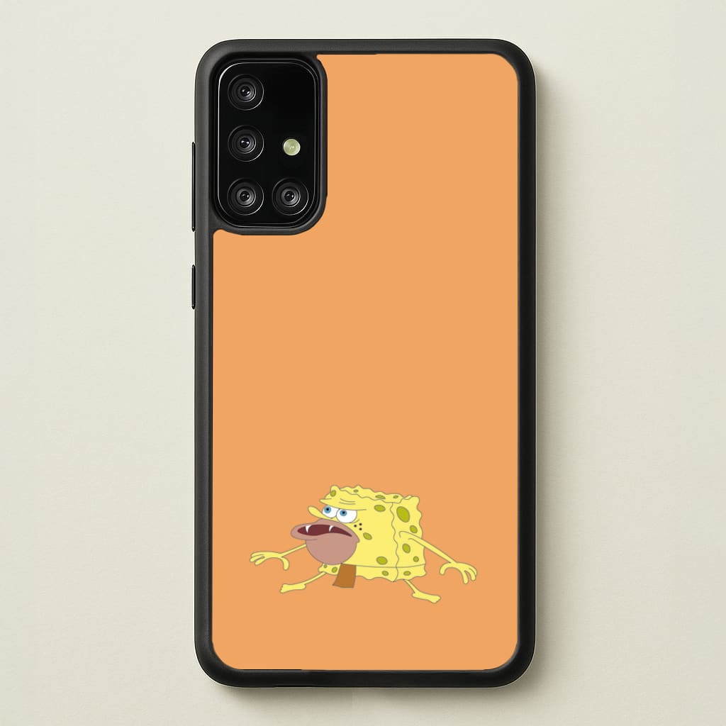 Caveman - Spongebob Phone Case for Galaxy A71