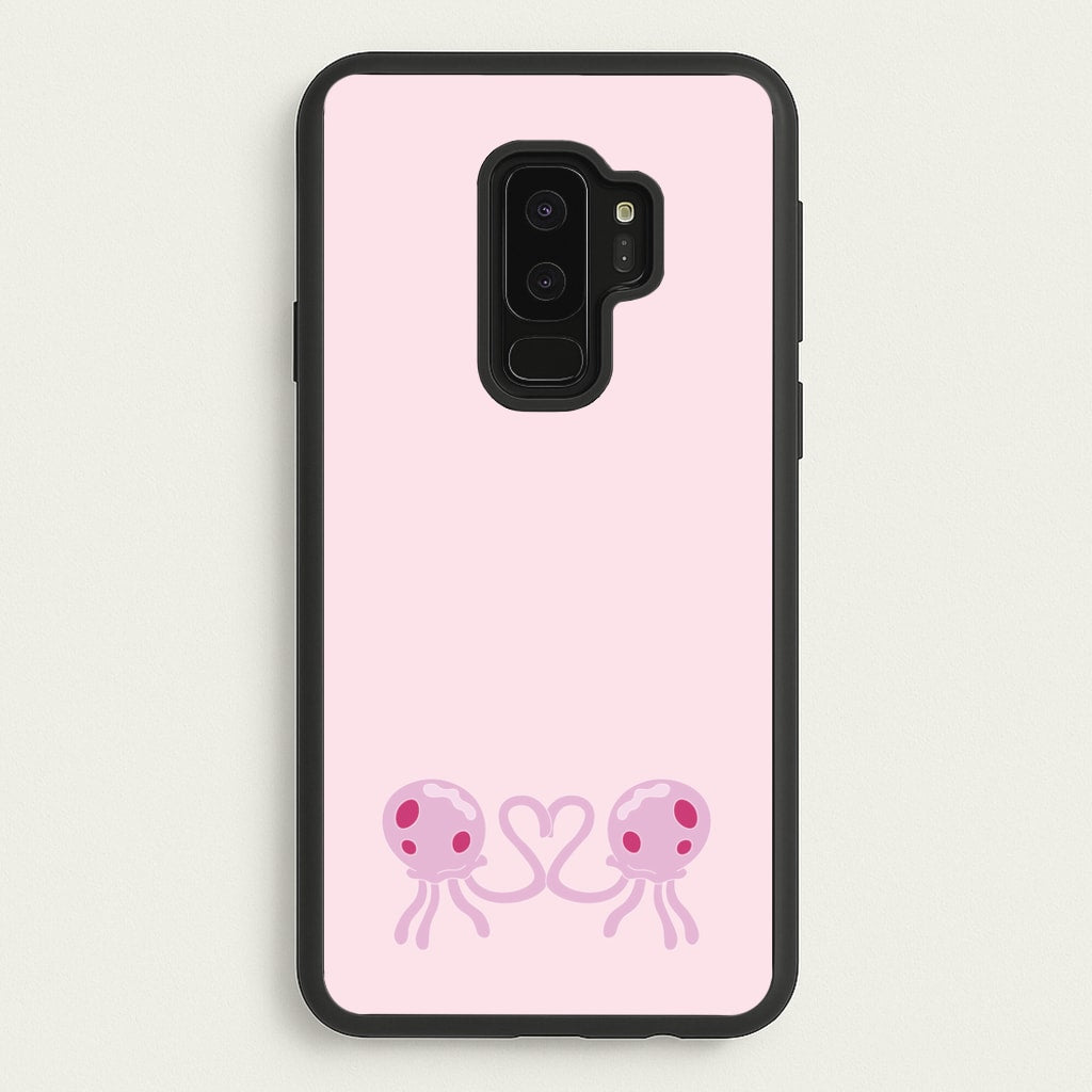 Love Heart - Spongebob Phone Case for Galaxy S9 Plus