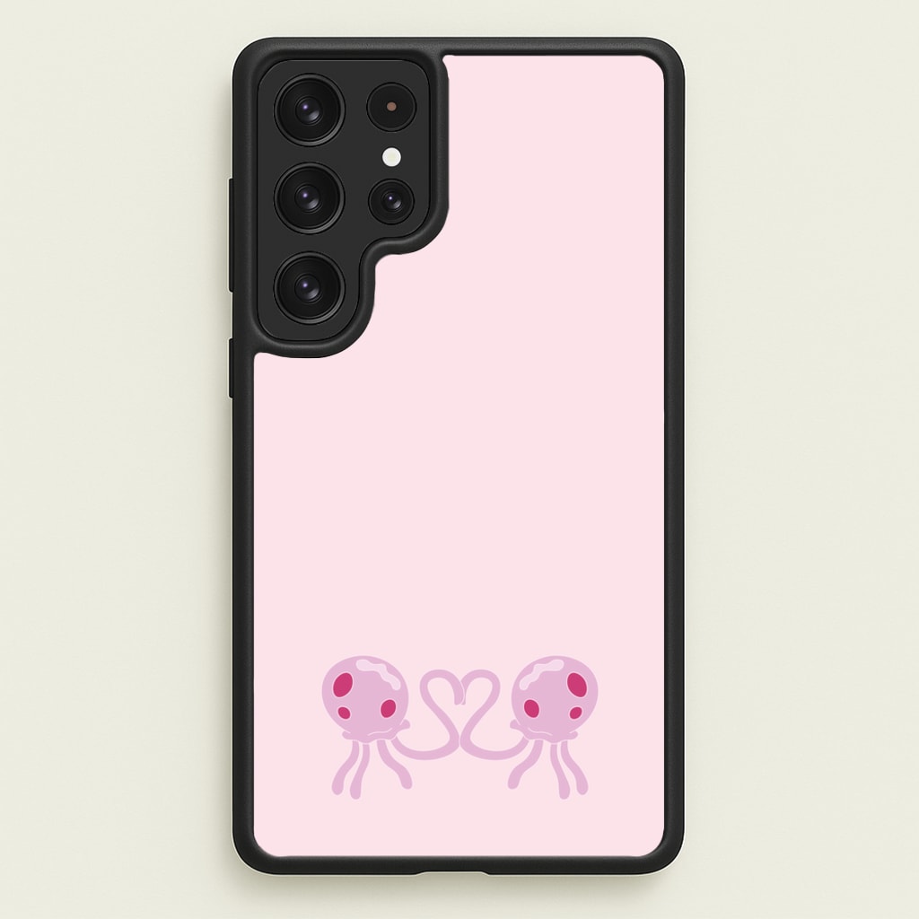 Love Heart - Spongebob Phone Case for Galaxy S22 Ultra