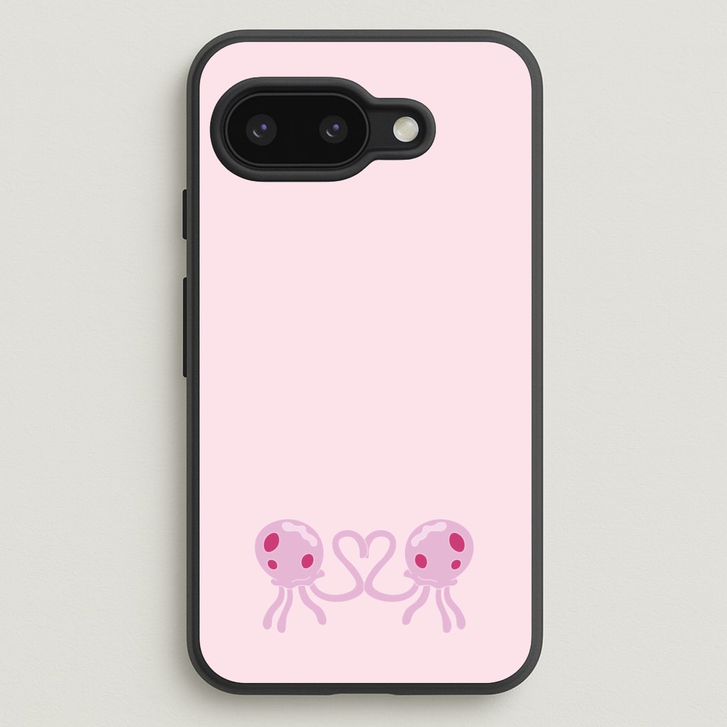 Love Heart - Spongebob Phone Case for Google Pixel 9a