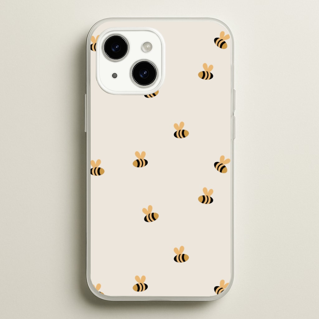 Spring Bee Pattern - Spring Phone Case for iPhone 15 Plus