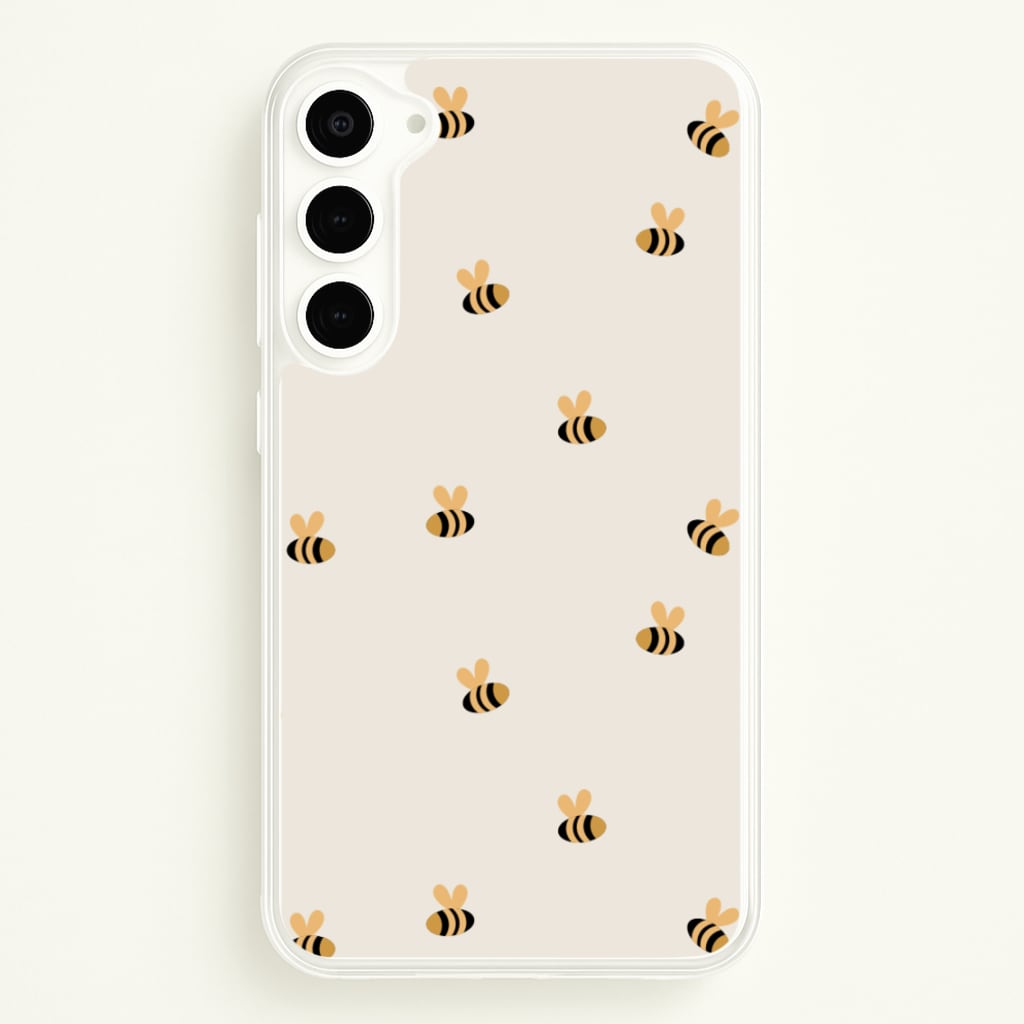 Spring Bee Pattern - Spring Phone Case for Galaxy S23 Plus