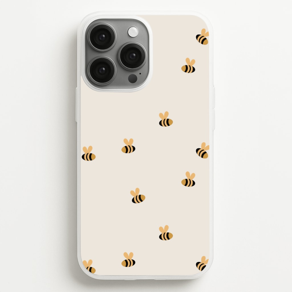 Spring Bee Pattern - Spring Phone Case for iPhone 13 Pro Max
