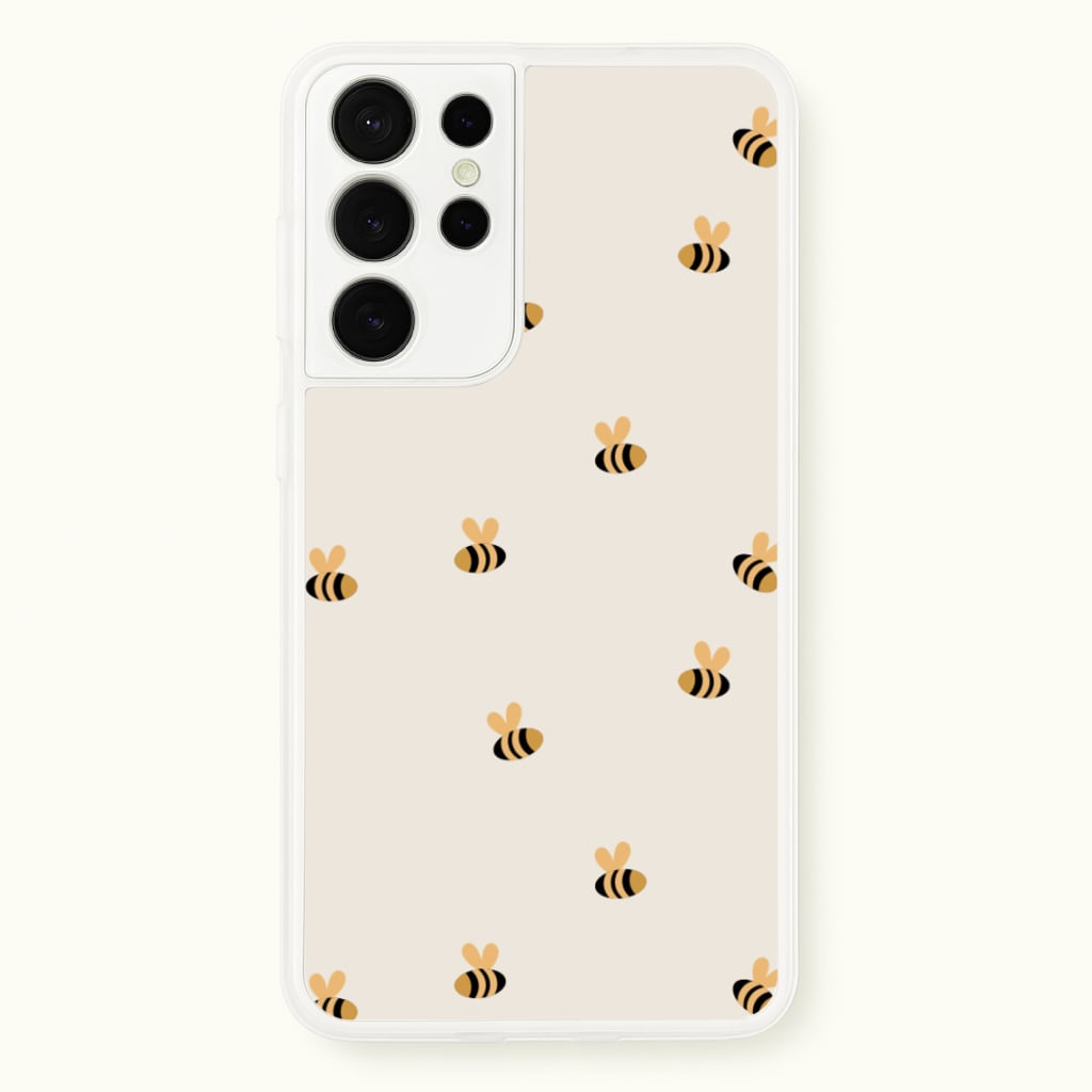 Spring Bee Pattern - Spring Phone Case for Galaxy S21 Ultra