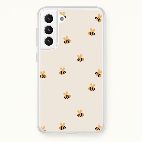 Spring Bee Pattern - Spring Phone Case for Galaxy S21FE