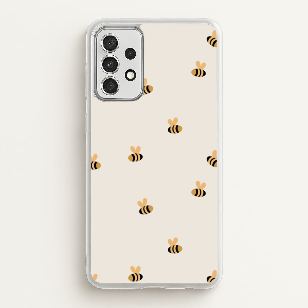 Spring Bee Pattern - Spring Phone Case for Galaxy A52 / A52s