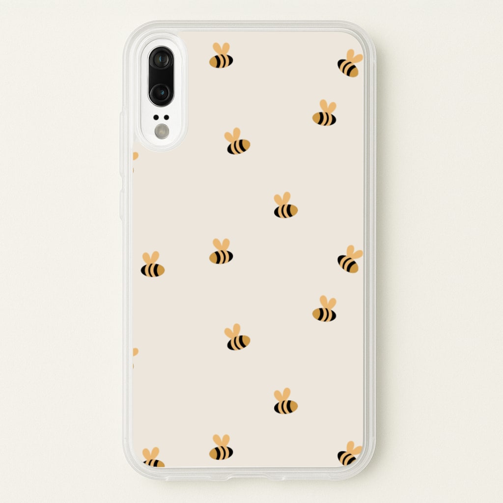Spring Bee Pattern - Spring Phone Case for Huawei P20