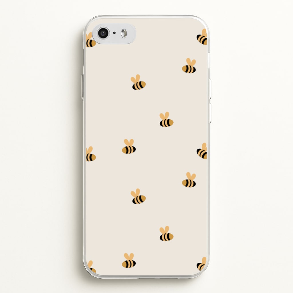 Spring Bee Pattern - Spring Phone Case for iPhone 5 / 5s / SE 2016