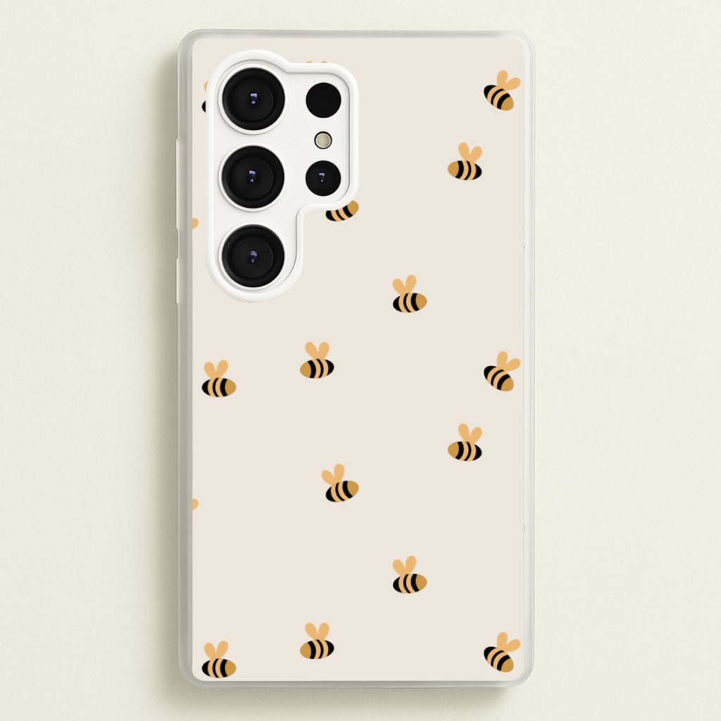Spring Bee Pattern - Spring Phone Case for Galaxy S25 Ultra