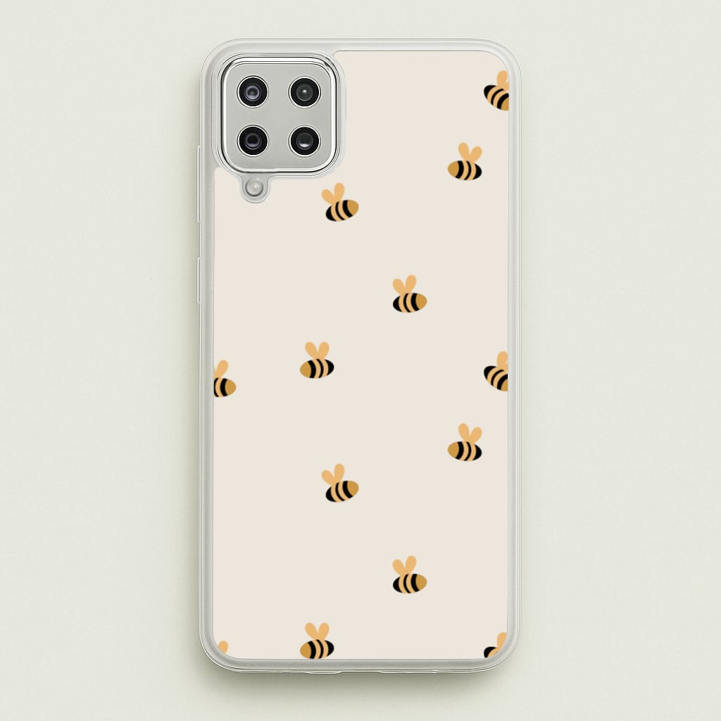 Spring Bee Pattern - Spring Phone Case for Galaxy A12