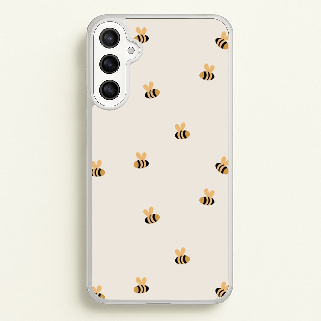 Spring Bee Pattern - Spring Phone Case for Galaxy A36