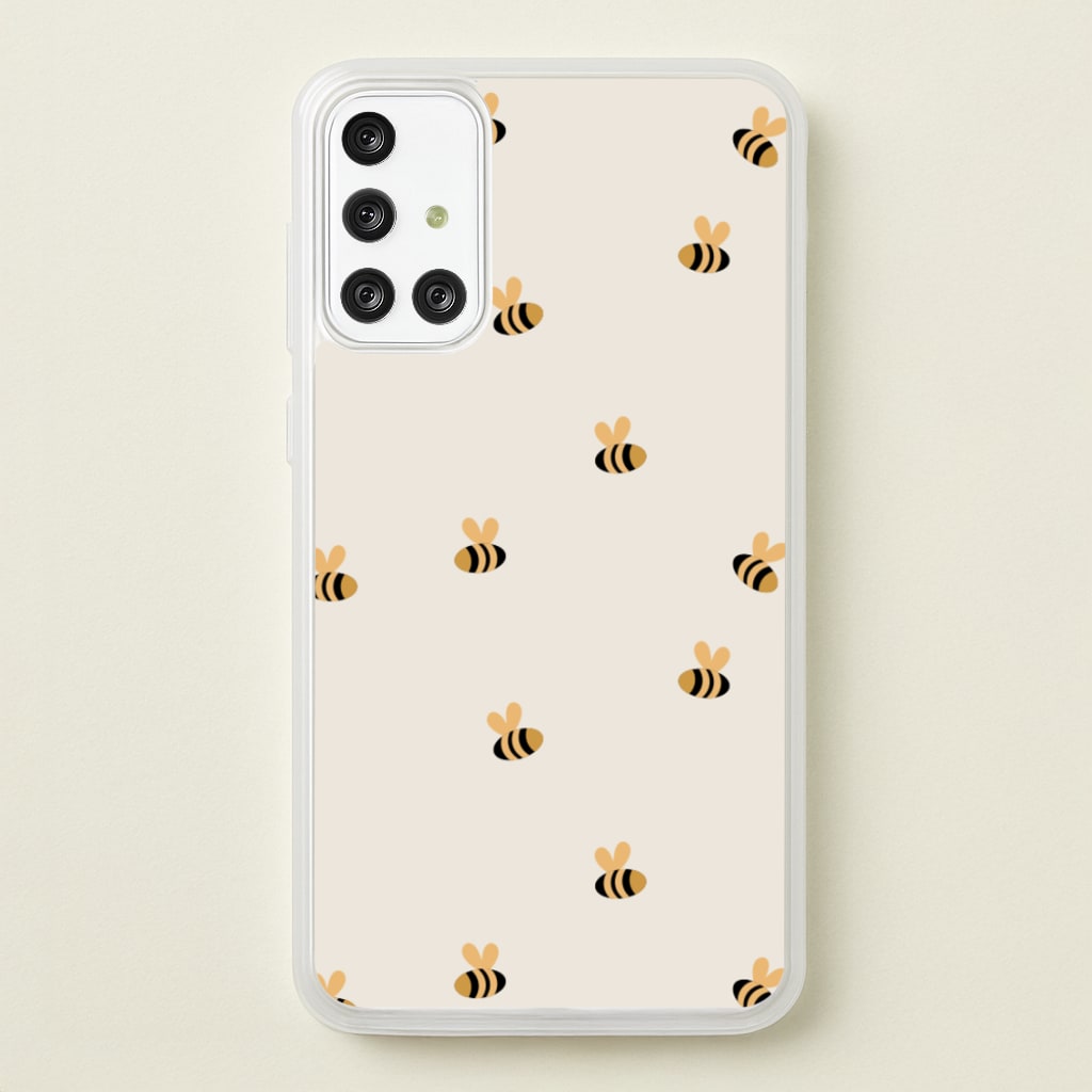 Spring Bee Pattern - Spring Phone Case for Galaxy A71