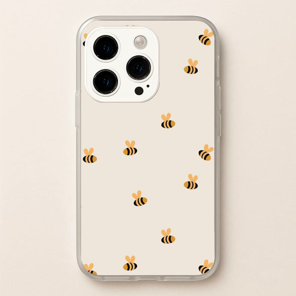 Spring Bee Pattern - Spring Phone Case for iPhone 14 Pro Max