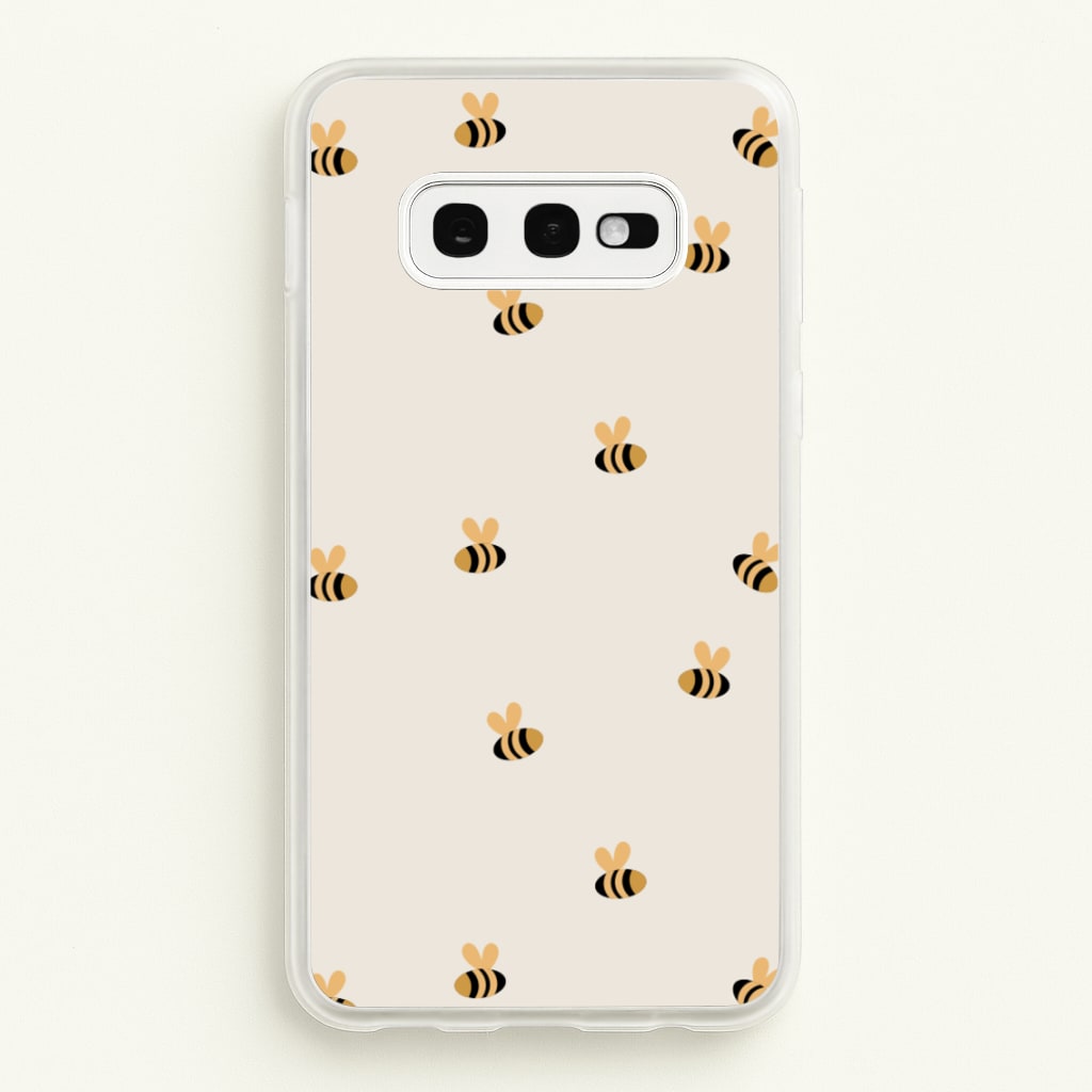 Spring Bee Pattern - Spring Phone Case for Galaxy S10e