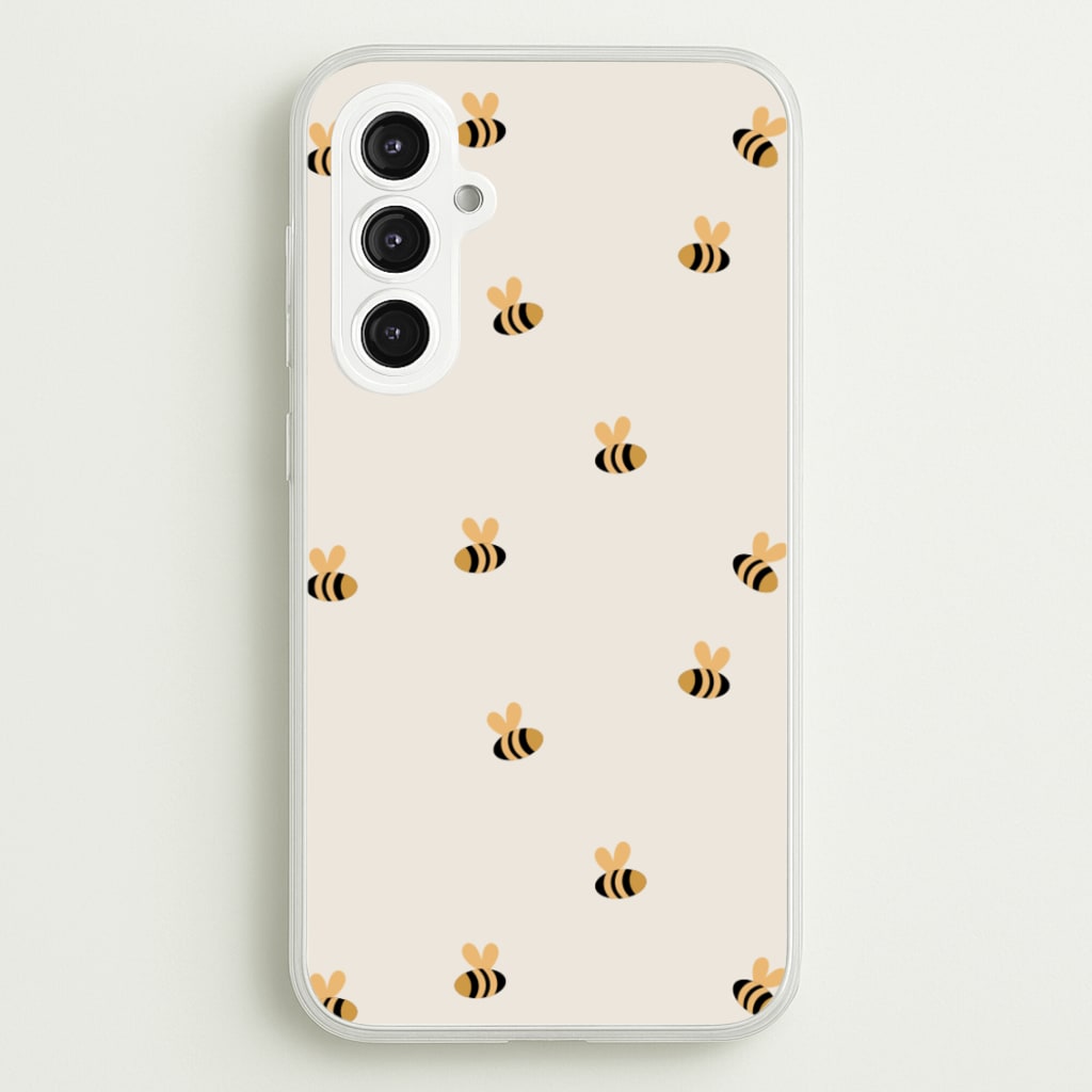 Spring Bee Pattern - Spring Phone Case for Galaxy S23FE