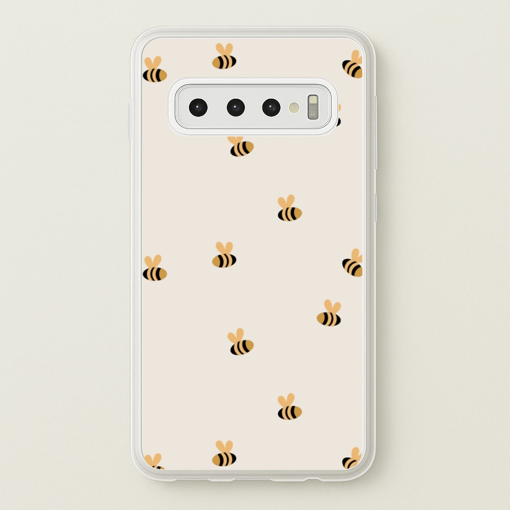 Spring Bee Pattern - Spring Phone Case for Galaxy S10