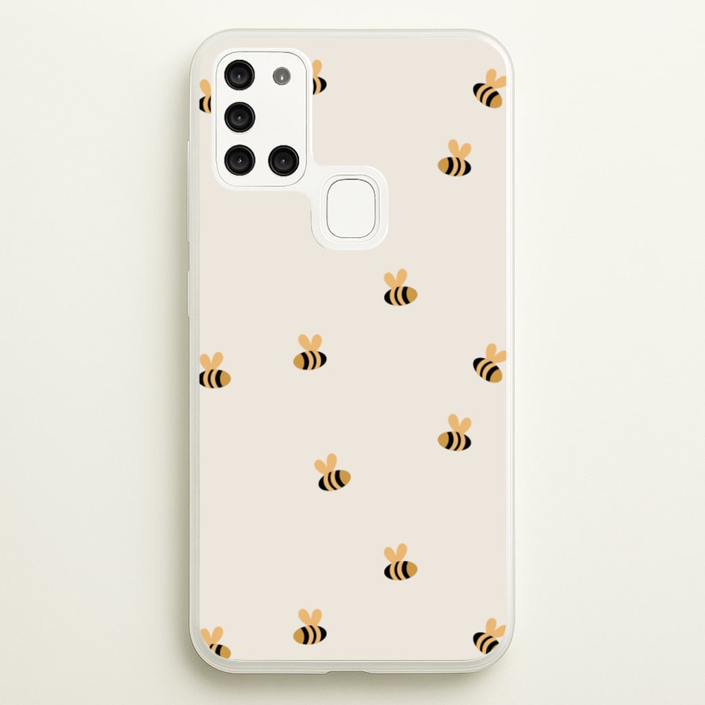 Spring Bee Pattern - Spring Phone Case for Galaxy A21s