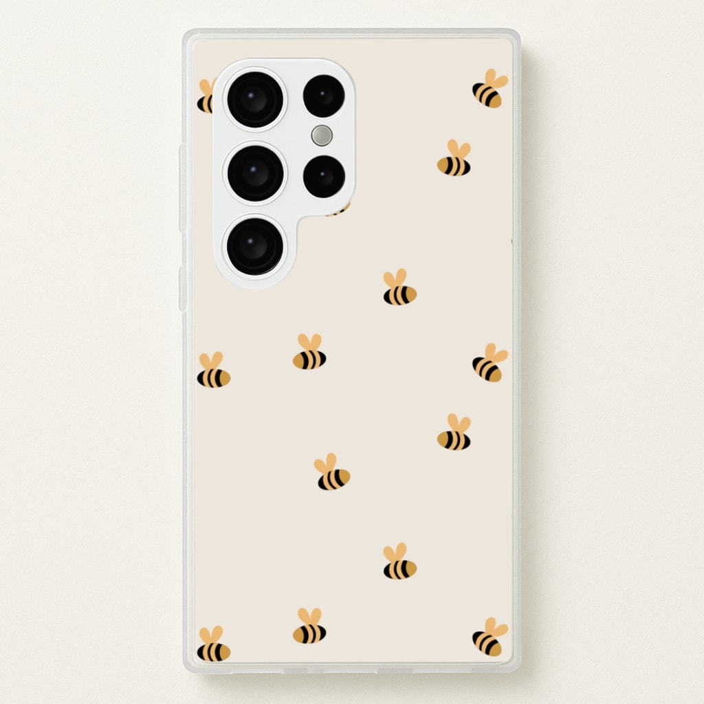 Spring Bee Pattern - Spring Phone Case for Galaxy S24 Ultra