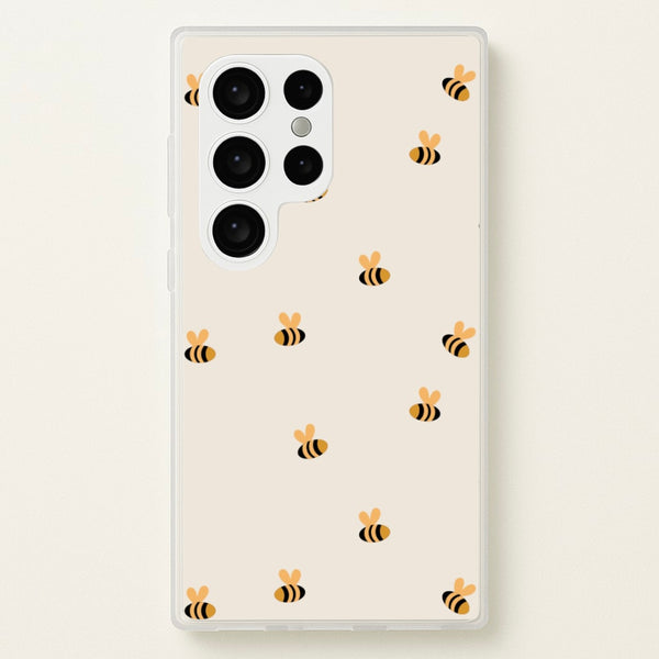 Spring Bee Pattern - Spring Phone Case for Galaxy S24 Ultra