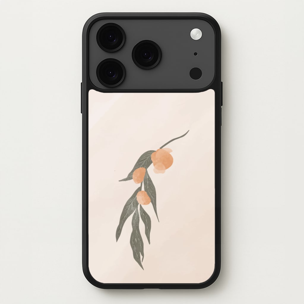 Spring Peaches Phone Case for iPhone 17 Pro Max