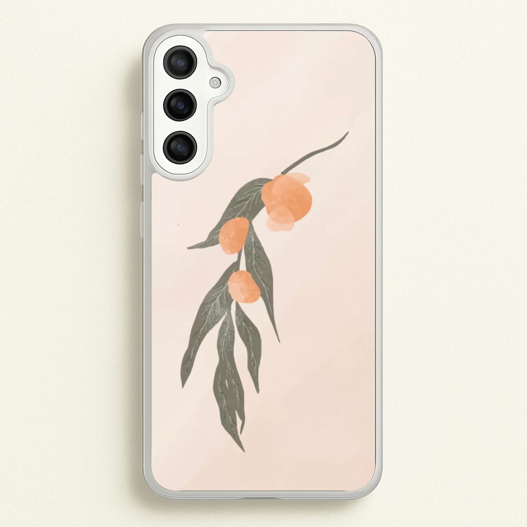 Spring Peaches - Spring Phone Case for Galaxy A34