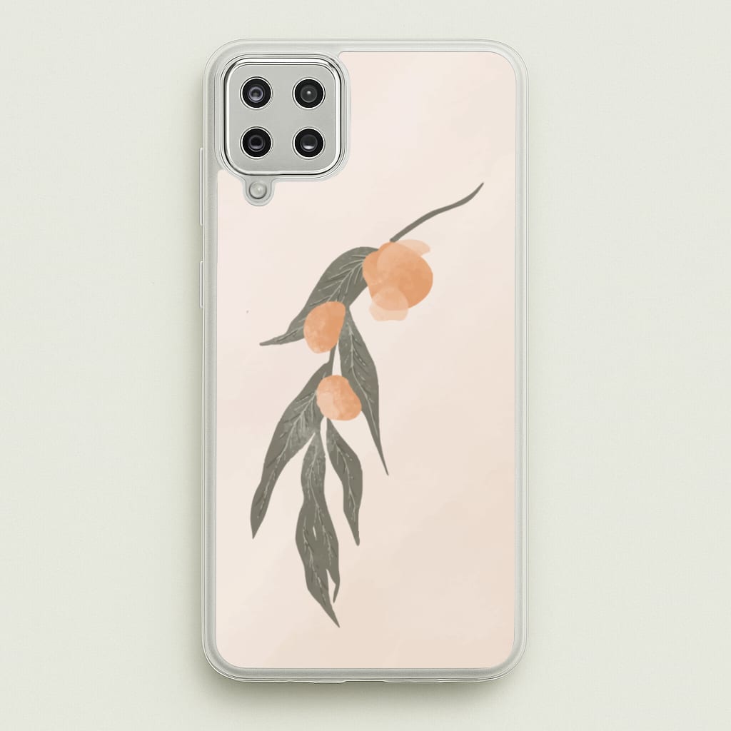 Spring Peaches - Spring Phone Case for Galaxy A12