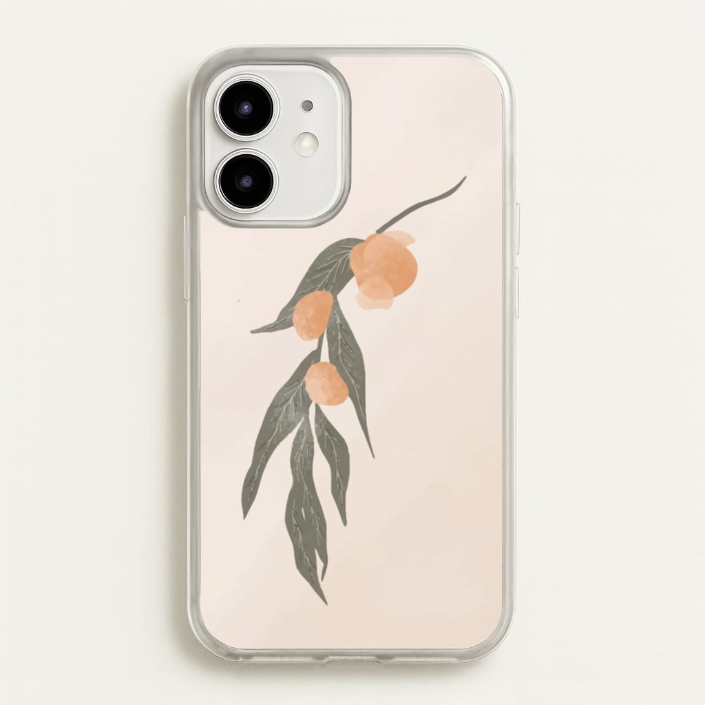 Spring Peaches - Spring Phone Case for iPhone 12 Mini