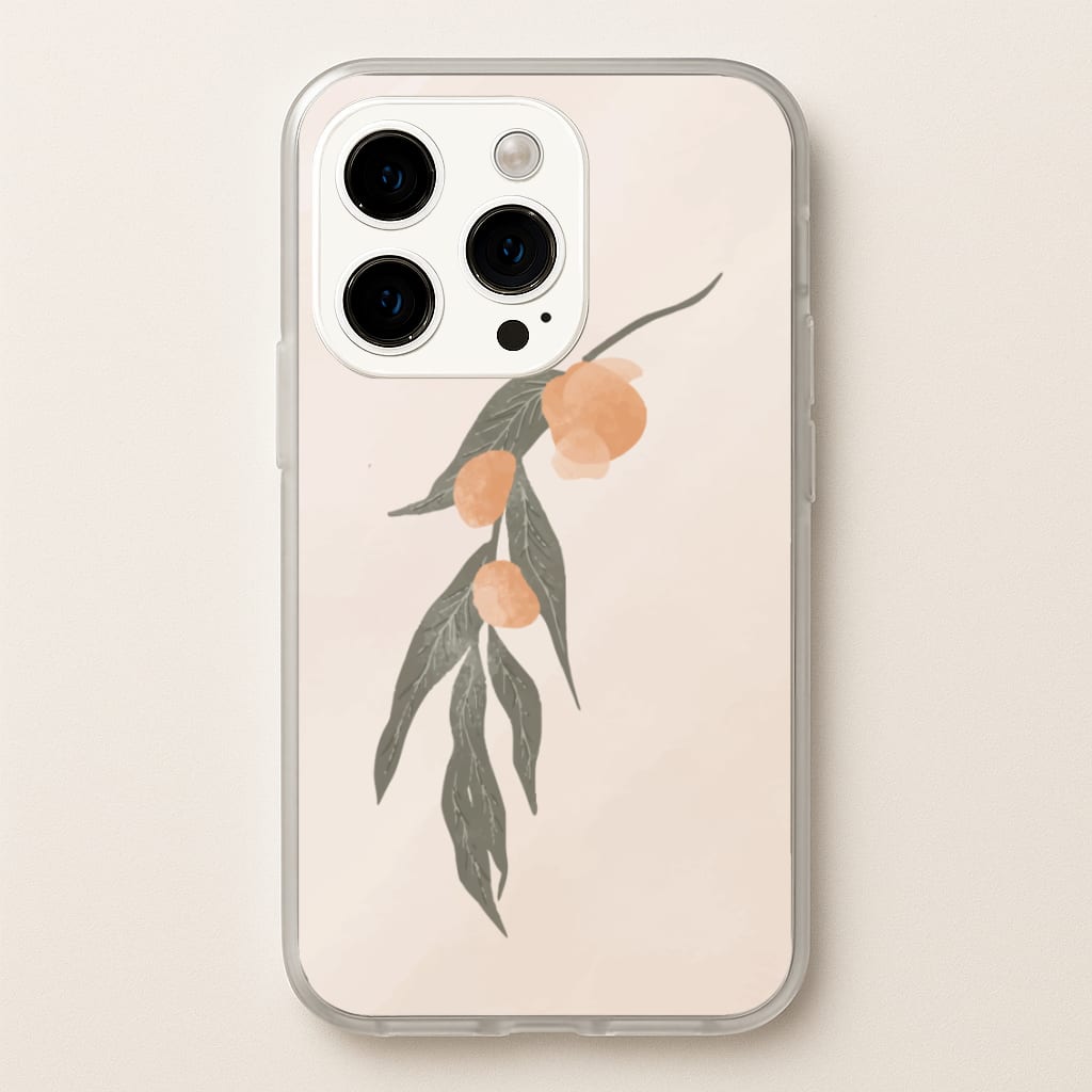 Spring Peaches - Spring Phone Case for iPhone 15 Pro