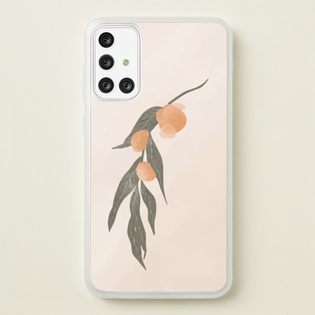 Spring Peaches - Spring Phone Case for Galaxy A71