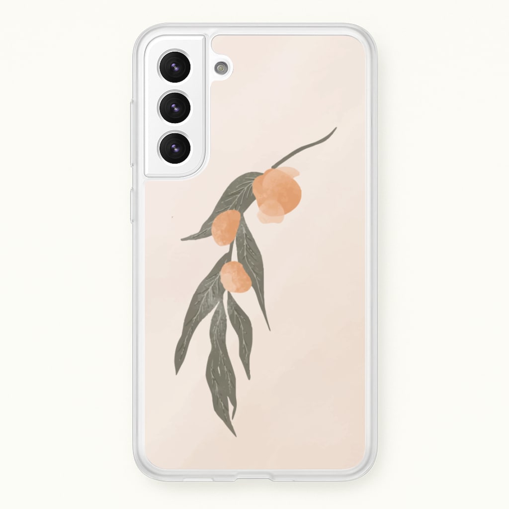 Spring Peaches - Spring Phone Case for Galaxy S21FE