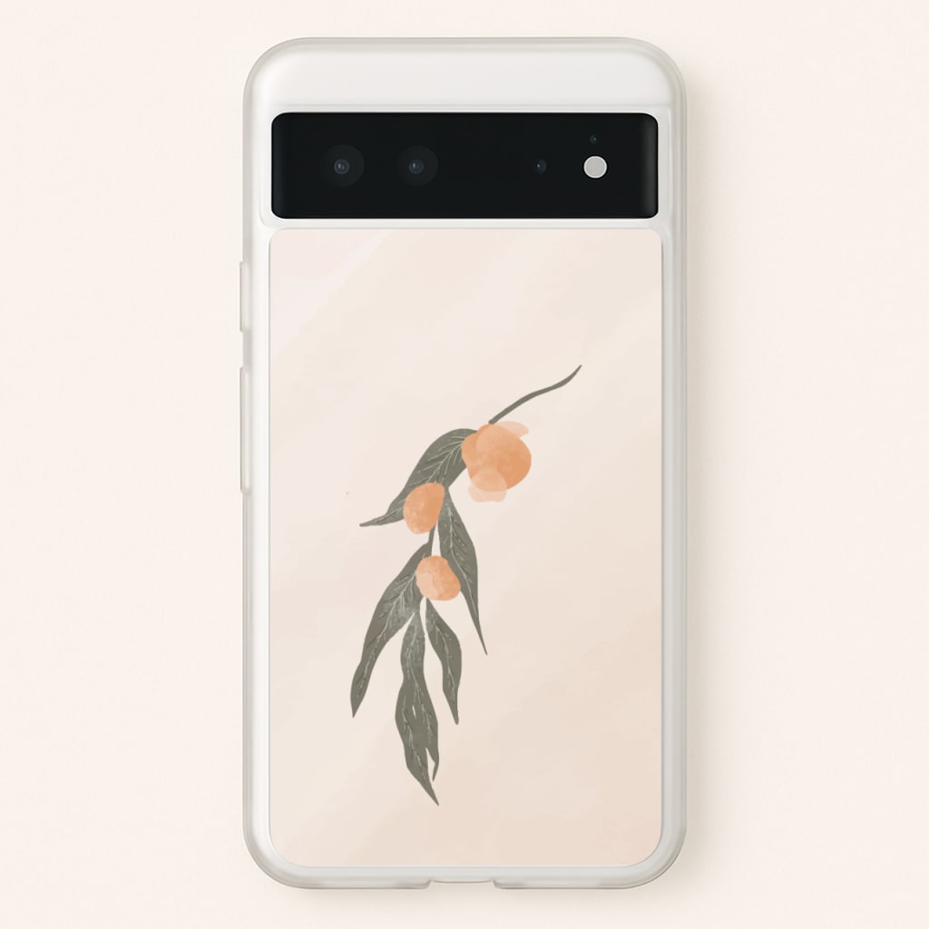 Spring Peaches - Spring Phone Case for Google Pixel 6