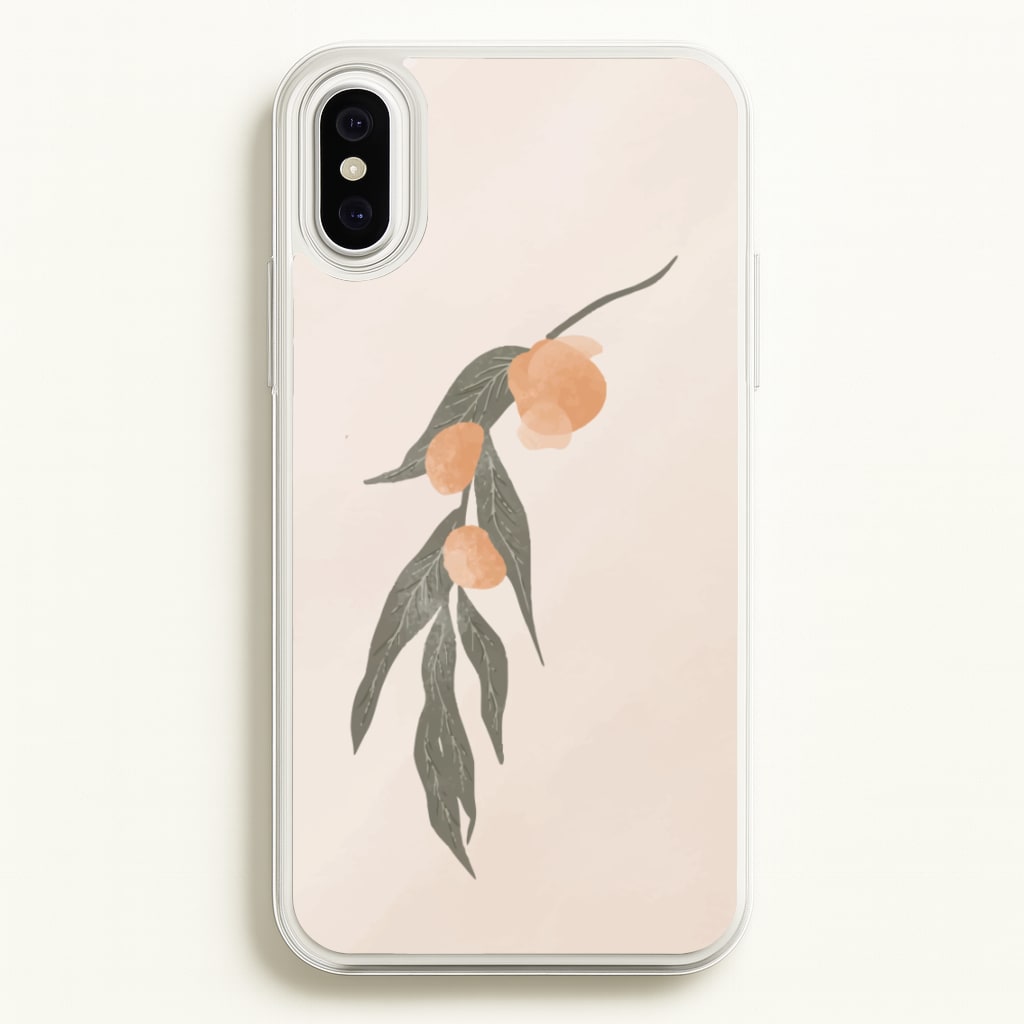 Spring Peaches - Spring Phone Case for iPhone XS Max
