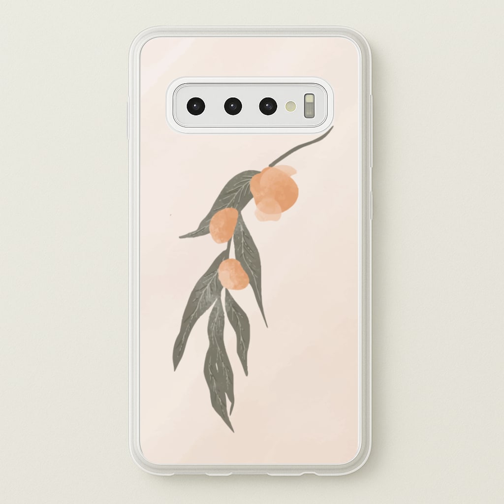 Spring Peaches - Spring Phone Case for Galaxy S10 Plus