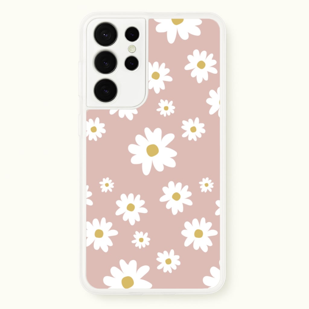 Spring Daisy Pattern - Spring Phone Case for Galaxy S21 Ultra