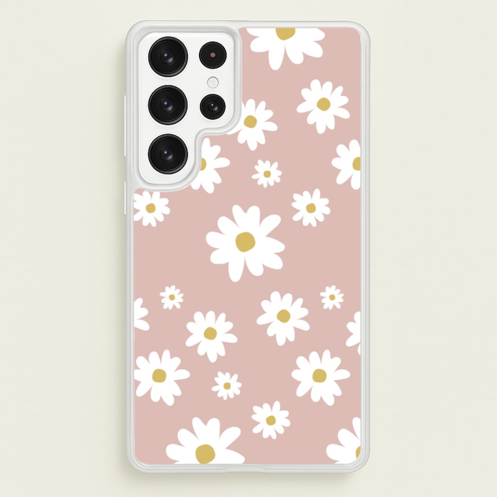 Spring Daisy Pattern - Spring Phone Case for Galaxy S22 Ultra