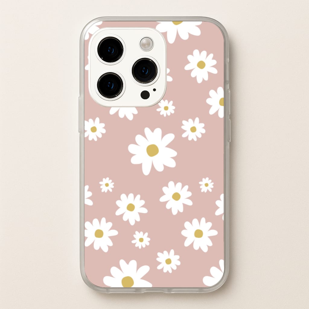 Spring Daisy Pattern - Spring Phone Case for iPhone 15 Pro