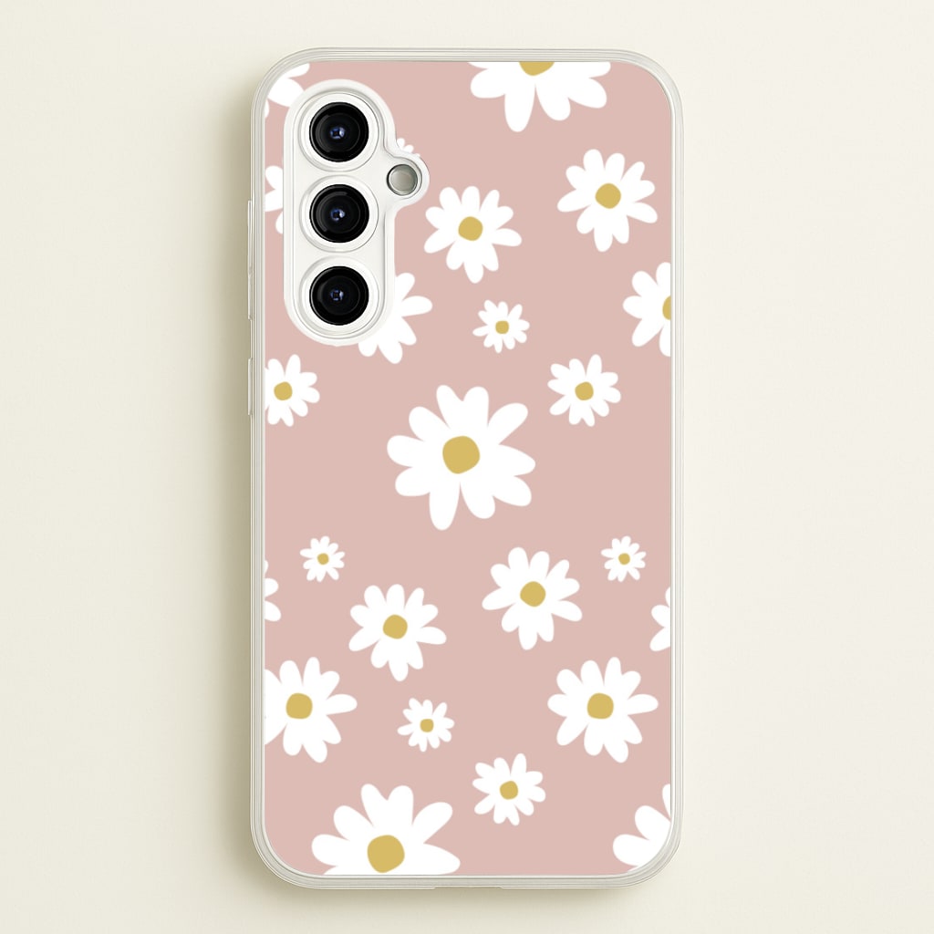 Spring Daisy Pattern - Spring Phone Case for Galaxy A54