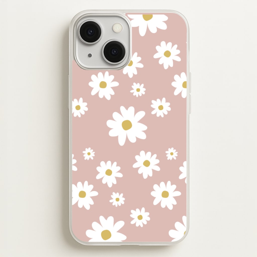Spring Daisy Pattern - Spring Phone Case for iPhone 13 Mini