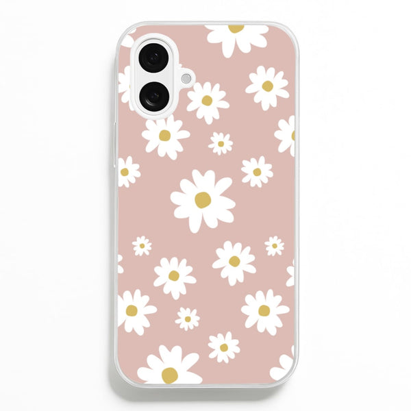 Spring Daisy Pattern - Spring Phone Case for iPhone 16 Plus