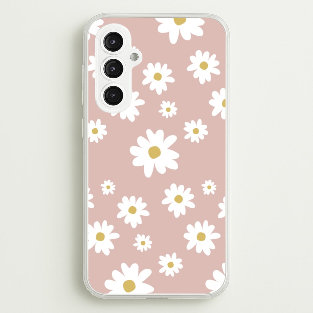 Spring Daisy Pattern - Spring Phone Case for Galaxy S23FE