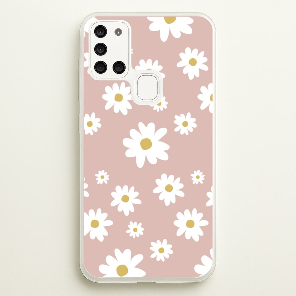 Spring Daisy Pattern - Spring Phone Case for Galaxy A21s
