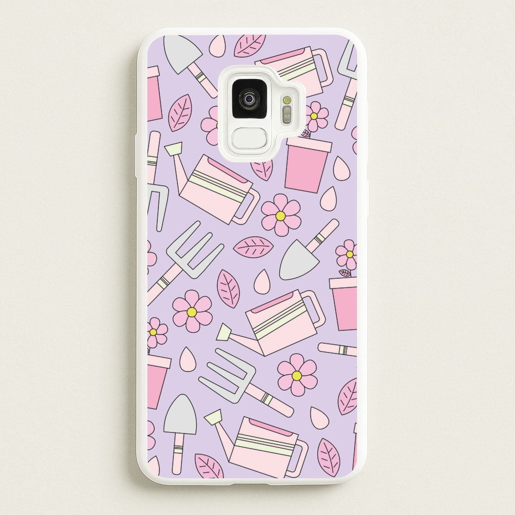 Gardening Tools - Spring Patterns - Spring Phone Case for Galaxy S9